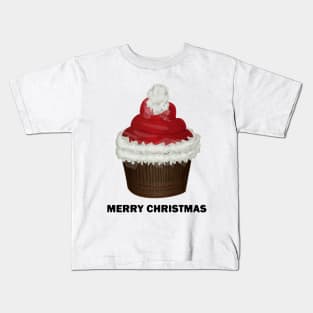 Cupcake Christmas Kids T-Shirt